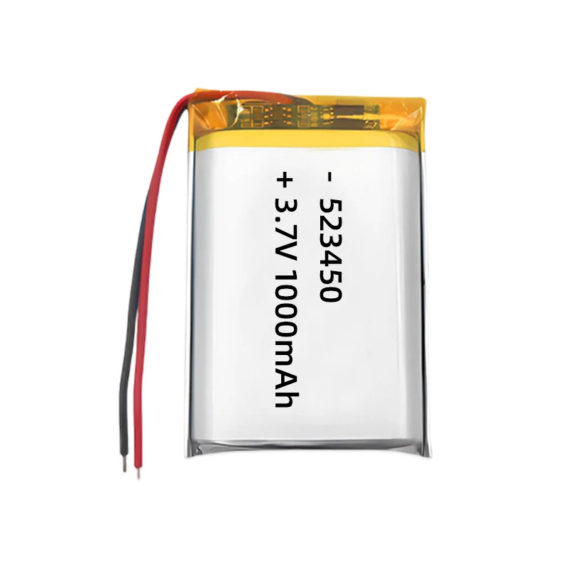 1000mAh 3.7V 523450 Polymer Lithium Rechargeable Battery Li-ion Battery Replace 503450 543450 503550 503449