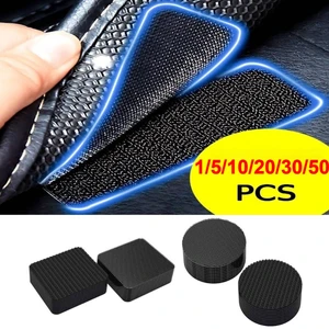 Black Adhesive Tape Household Use Touches Fastener Pad Fixed Patch Double Sided Mat Grip Strap Self-adhesive DIY Apparel