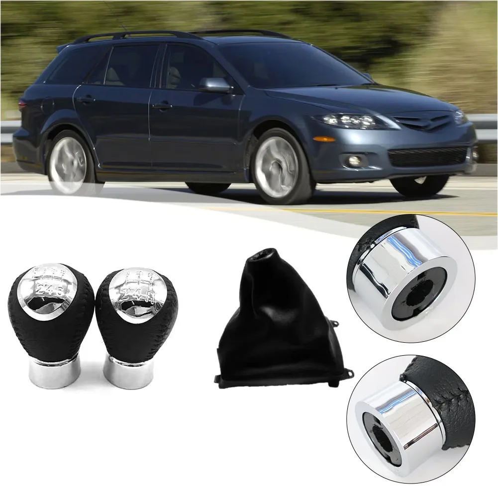 

Leather Boot Gear Lever Shift Knob for MAZDA 6 (2002 2007) Designed for Perfect Integration with Your Car's Interior
