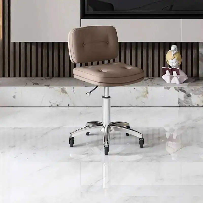 

Stool Rotating Portable Simple Wheels Hairdressing Barber Chair Professional Backrest Silla Estetica Barber Equipment MQ50BC