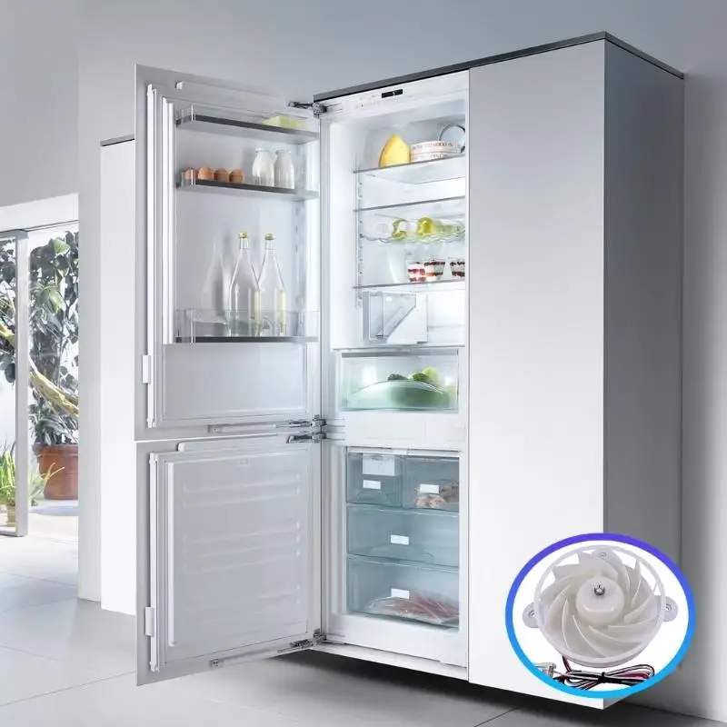 J1HF Easy Installation Refrigerator Freezer Fan Motor 12 Direct Current Quiet