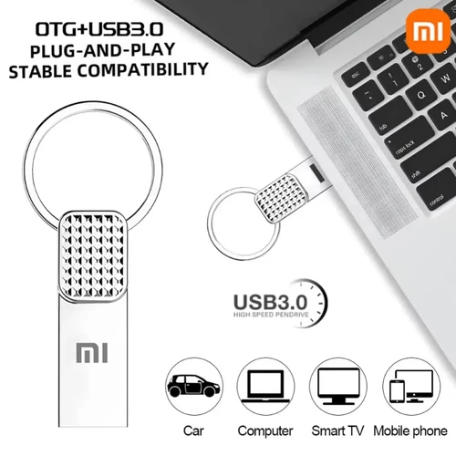 Imagen 2 del producto Nueva unidad Flash USB 2,0, unidad de bolígrafo de Metal de alta velocidad, 1TB, 2TB, unidad de bolígrafo USB tipo C resistente al agua para dispositivos de almacenamiento de computadora