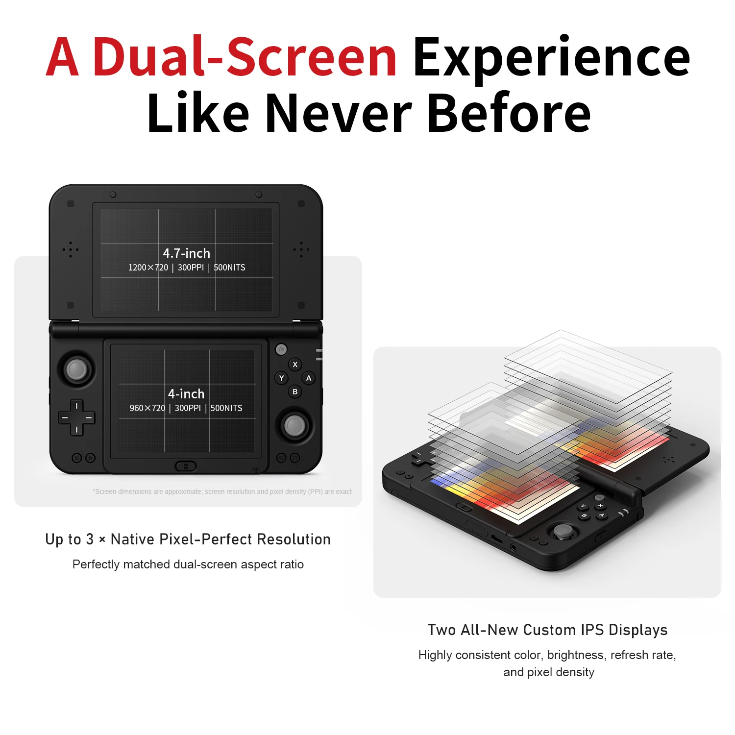 Anbernic RG DDS Dual Screen Gaming Handheld Qualcomm Snapdragon CPU Android16 6000mAh Capacitive Joystick Game Console RGDDS