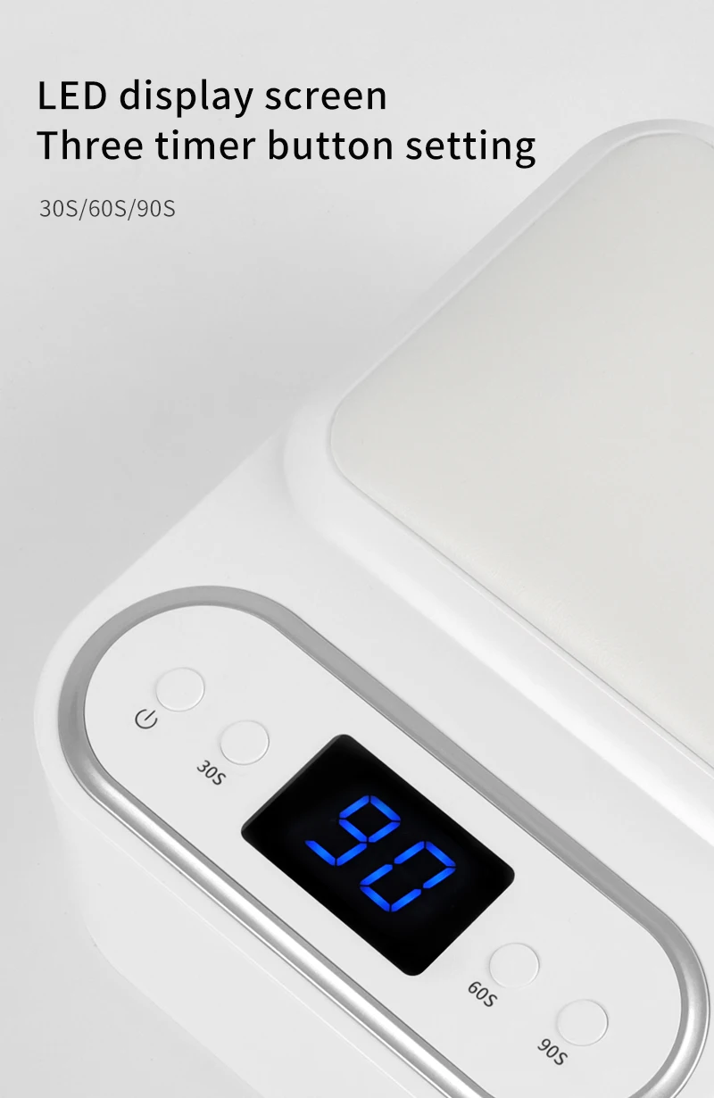 Lampada per unghie Macchina per fototerapia Colla per smalto ad alta potenza Lampada da forno ad asciugatura rapida 48W NailDryer Illuminazione speciale per negozio di unghie