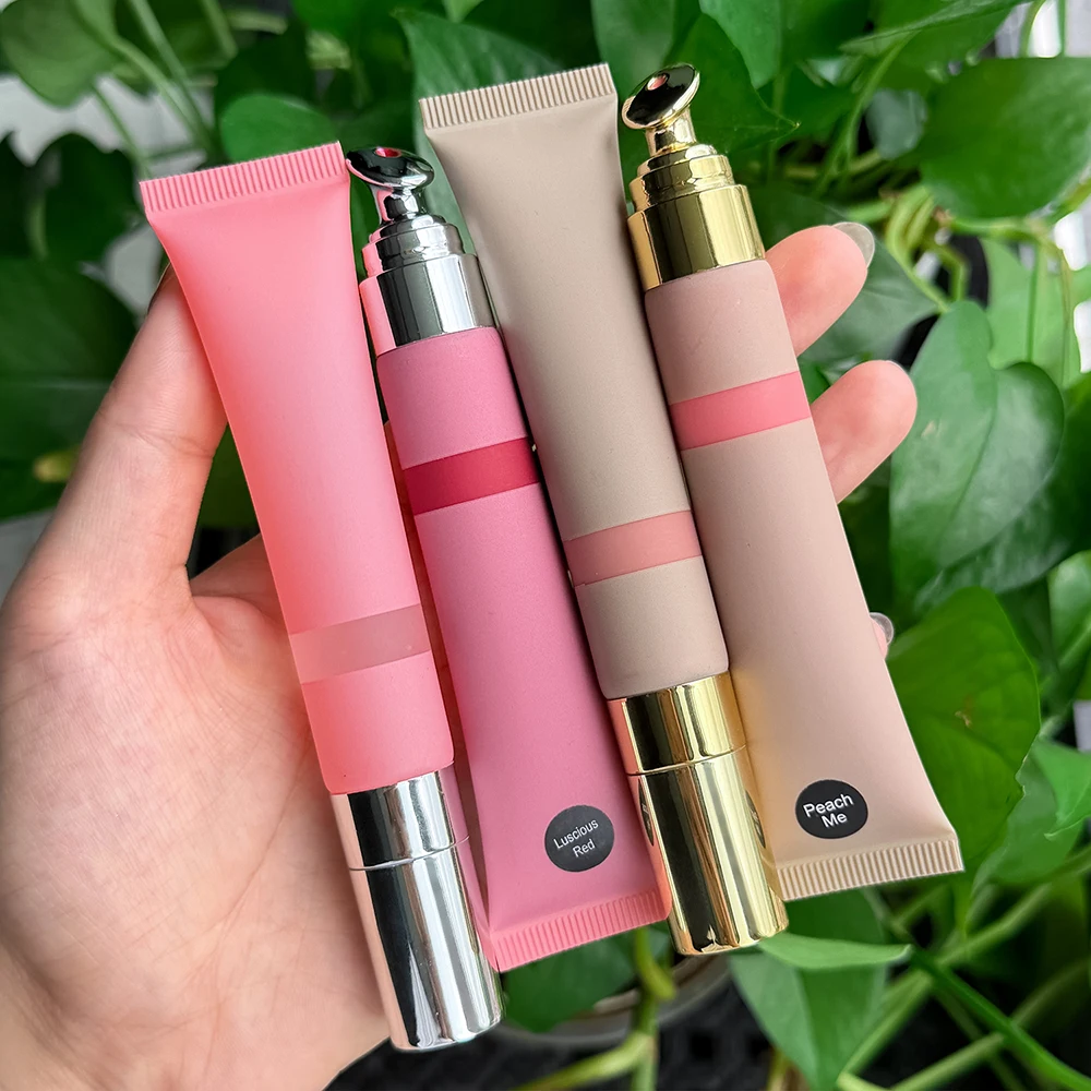 Translucent Tube Matte Liquid Lipstick Private Label Long Lasting Moisturizer Lip Gloss Custom Logo Vegan Makeup Wholesale