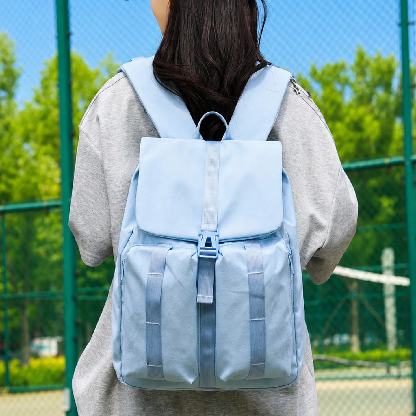 Backpack 2026 Winter New Backpack Lightweight Large Capacity Nylon Bag Male and Female Student School Bag Travel Bag
