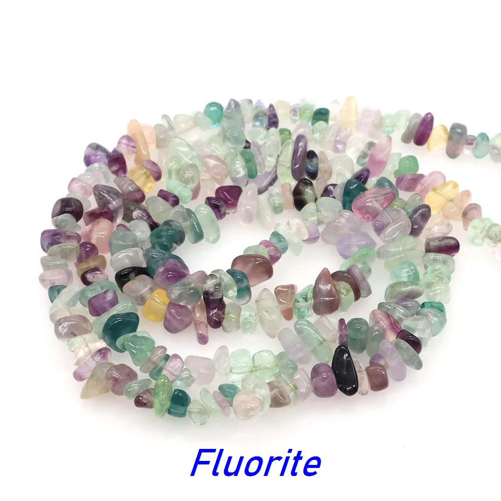 Natural Crystal Gemstone Irregular Energy Stone Beads Chips Jewelry Amethys Rose Quartz for Women Men Making  Bracelet Necklace