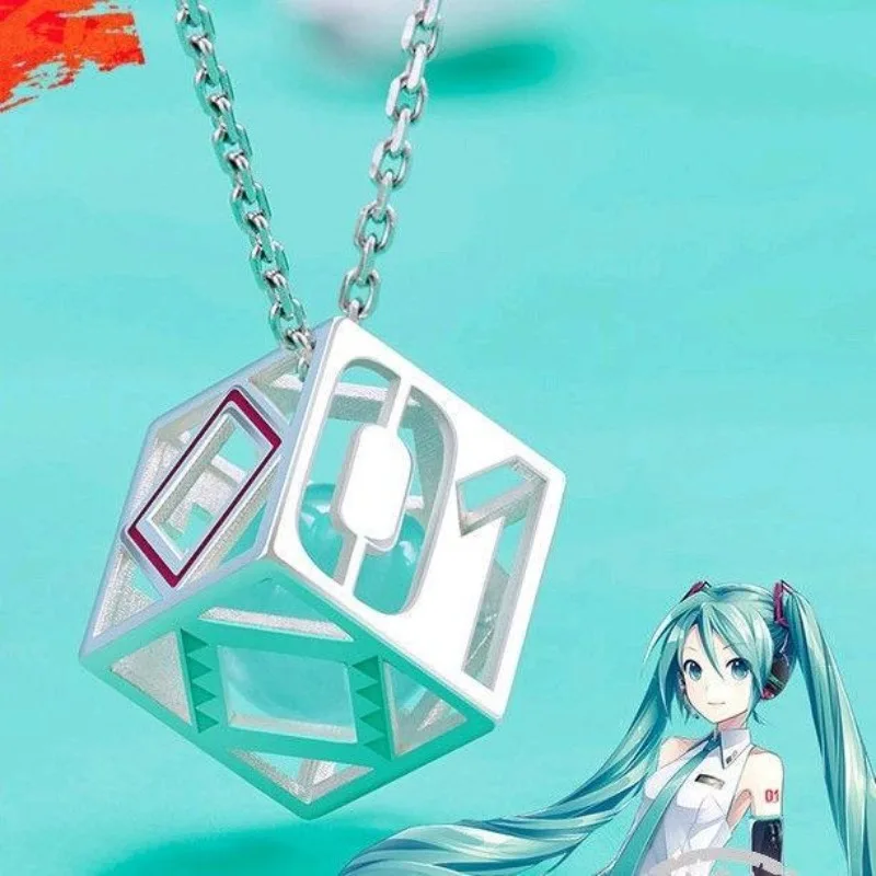

Hatsune Miku Animation Peripheral Cartoon Creative Necklace Pendant Fashion Versatile Anime Necklace Costume Accessories