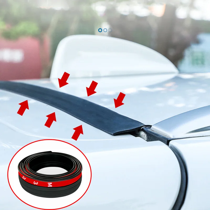 

Car Rubber Sealing Strip 1.6M Auto Trunk Lid Gap Seal Strip For SUV Hatchback Upper Edge Trim Auto Dustproof Sealant Accessories