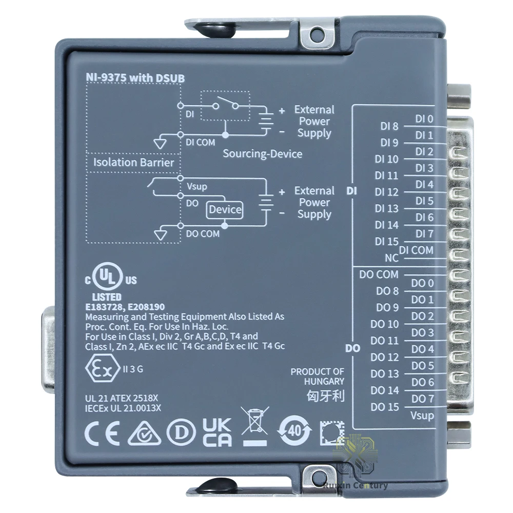 FOR NI-9375 30V 32-Channel Sinking Input Sourcing Output 7µs Input 500µs Output C-Series Digital I/O Board