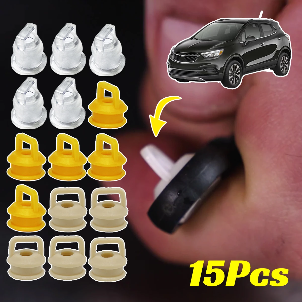 

15Pcs Shift Cable Bushing Linkage End Rubber Repair Grommet Clips Sleeve Parts For Buick Encore 2012 2013 2014 2015 2016- 2022