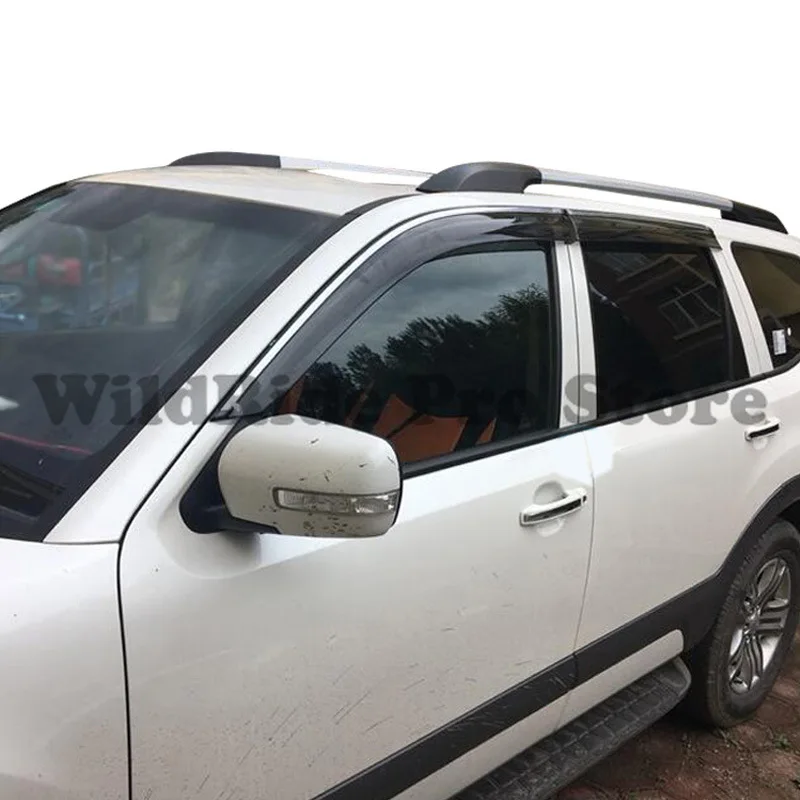 1 set Rain Visors for Kia Borrego Mohave 2006-2017 Window Deflectors