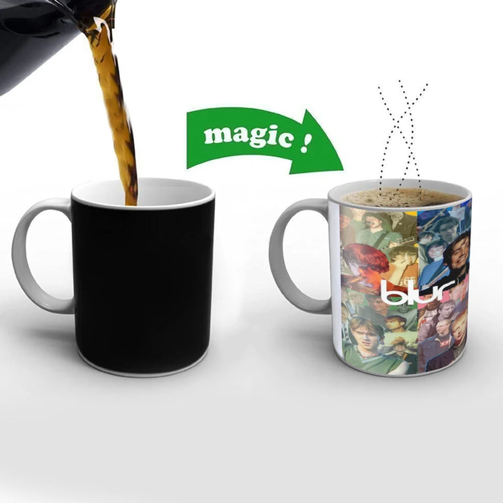 

Band Musik Rapper Blur Movie Creativity Change Color Chang mug Ceramic mug Hot Coffee Cup Breakfast Cup Mug Friend Gift