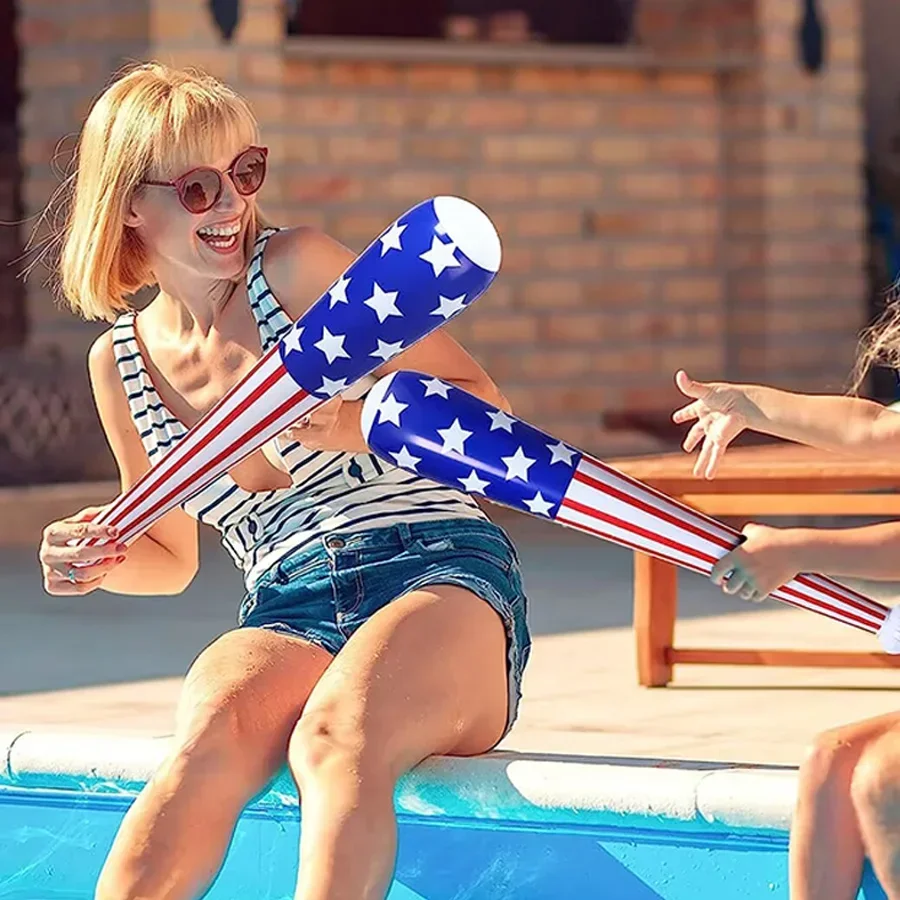 2025 할로윈 4개입 풍선 미국 야구 배트 83cm/32.7인치 풍선 망치 스틱 풍선 장난감 카니발 수영장 파티