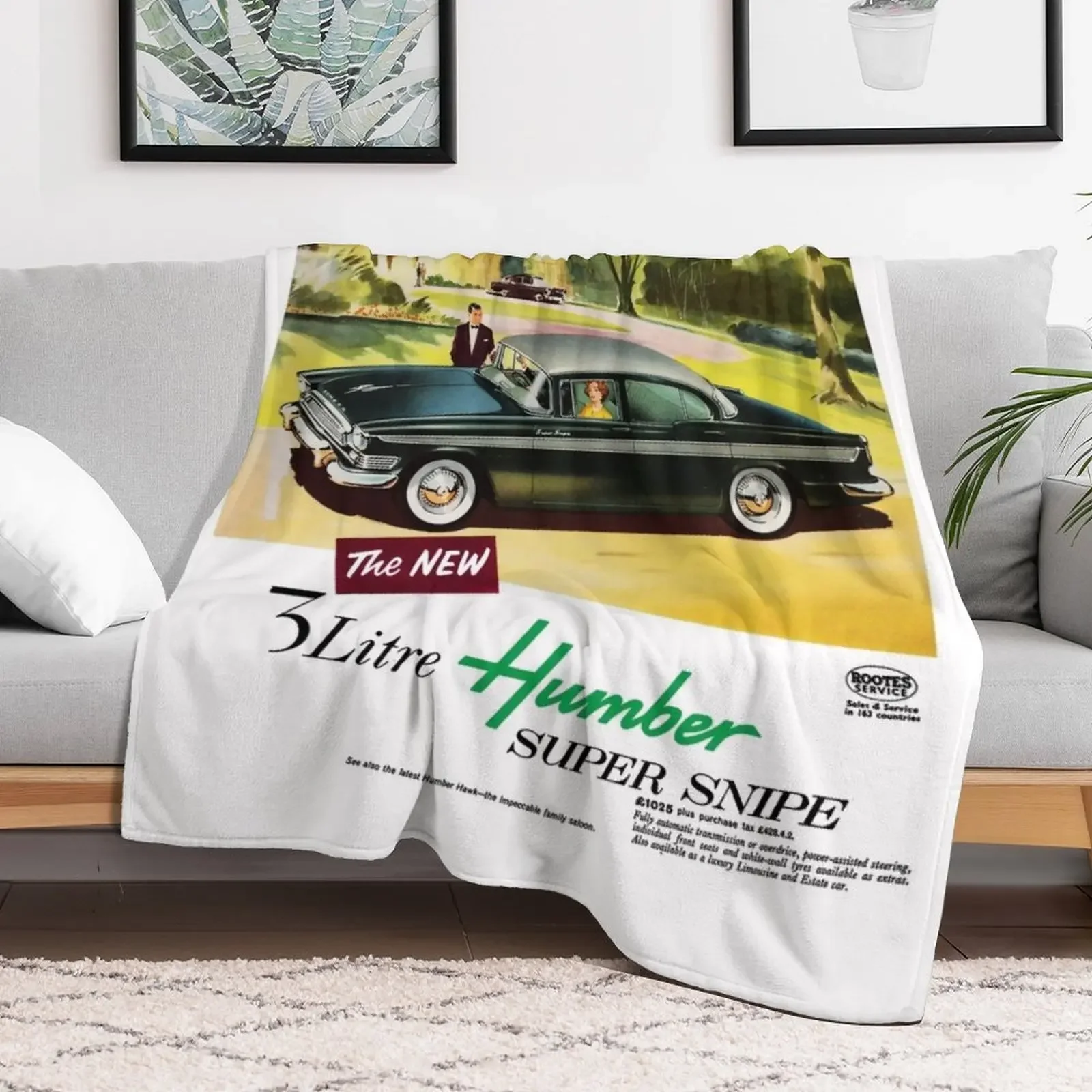 New HUMBER SUPER SNIPE Throw Blanket Furry Soft Beds Blankets