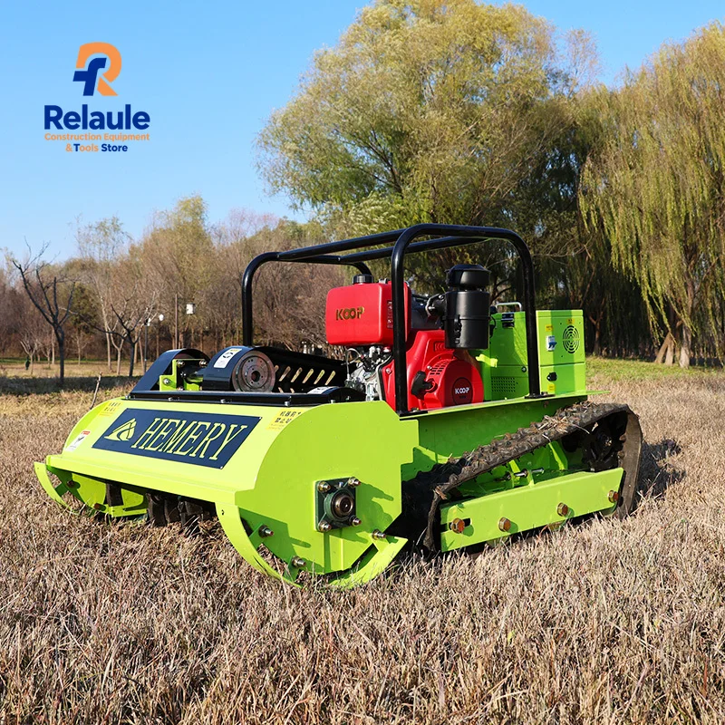 

Chinese New Farm Machines Remote Control Flail Mower Engine for Grass Cutting Adjustable Cutting Height Flail Mower