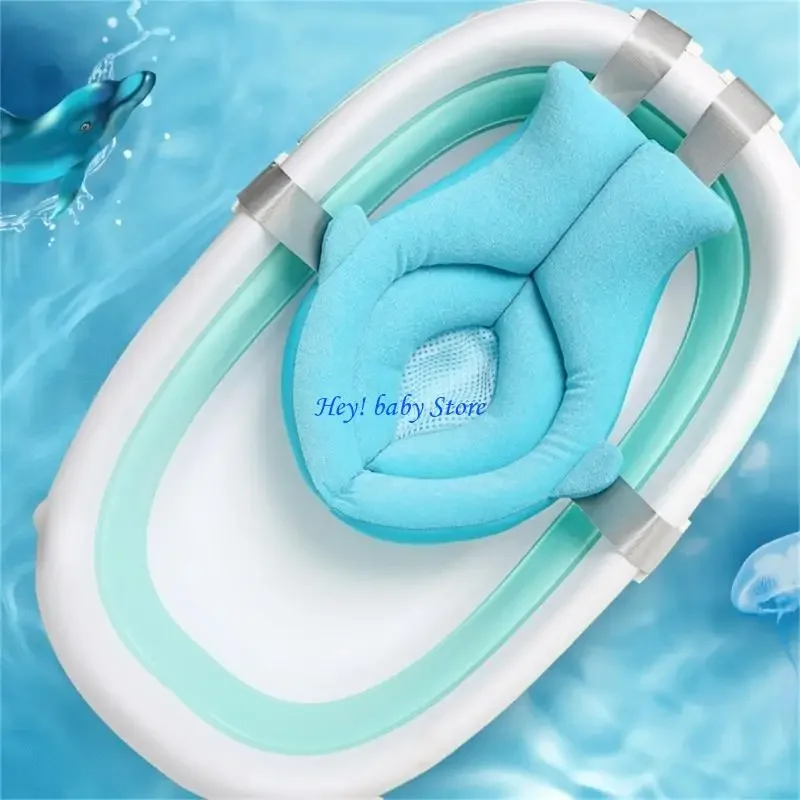 

Q1FE Bathing Float Cushion Pad Bathtub Support Cushion Infant Bath Mat
