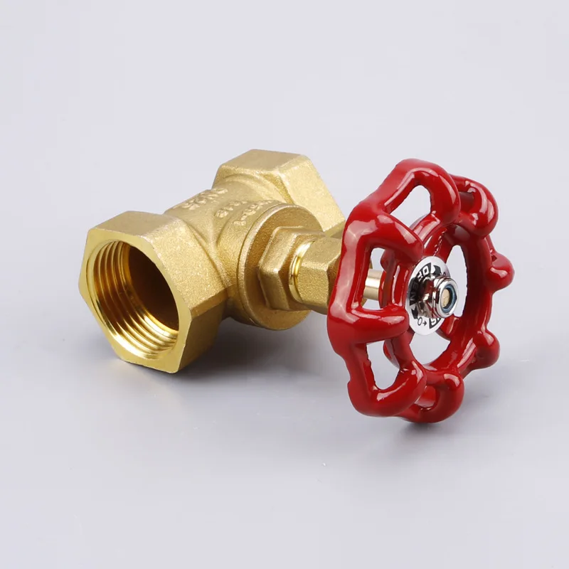 High Quality Manual Worm Gear Brass Thread Ball Valve Thickened Design