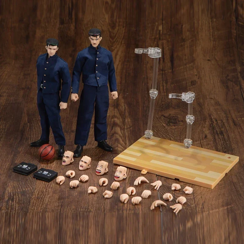 Figura de Ação Dasin PVC, Gangue Hanamichi Sakuragi Mito Youhei Sauichiro Omachu Yuji Takamiya, GT Slam Dunk, 1/12,16 cm