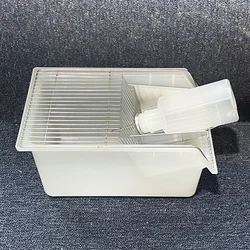 1Pcs/2pcs Rat Mouse Rodent Feeding Cage M1 Type For Breeding Laboratory 4-5PCS Capacity With SS 304 Mesh And Feeding Bottle