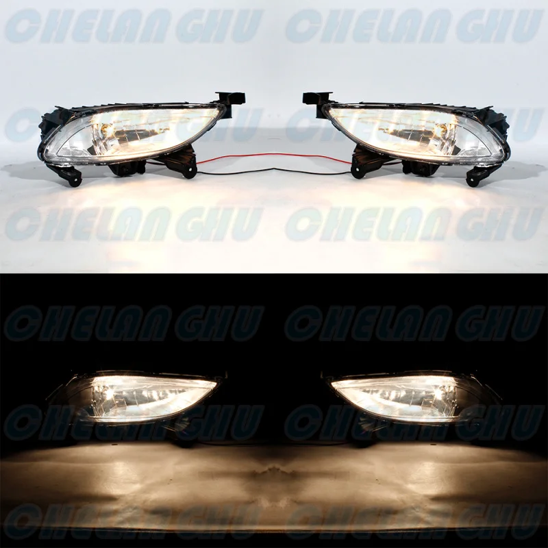 For Hyundai Sonata 8 2011 2012 2013 Car accessories 1 Pair Front Bumper Fog Lights Lamp 92201-3S000 92202-3S000