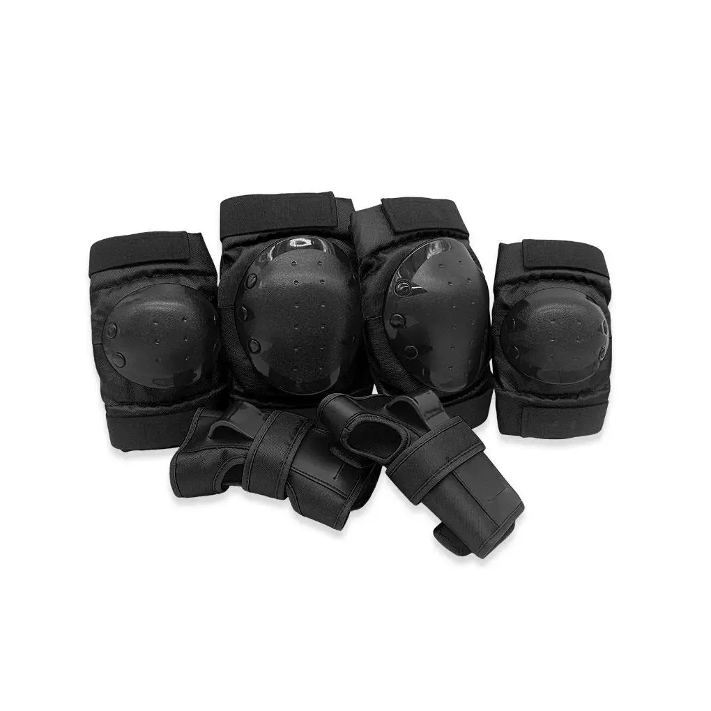 6 Pieces/Set Knee Pad Elbow Pads Roller Skating Protecting Waist Guard