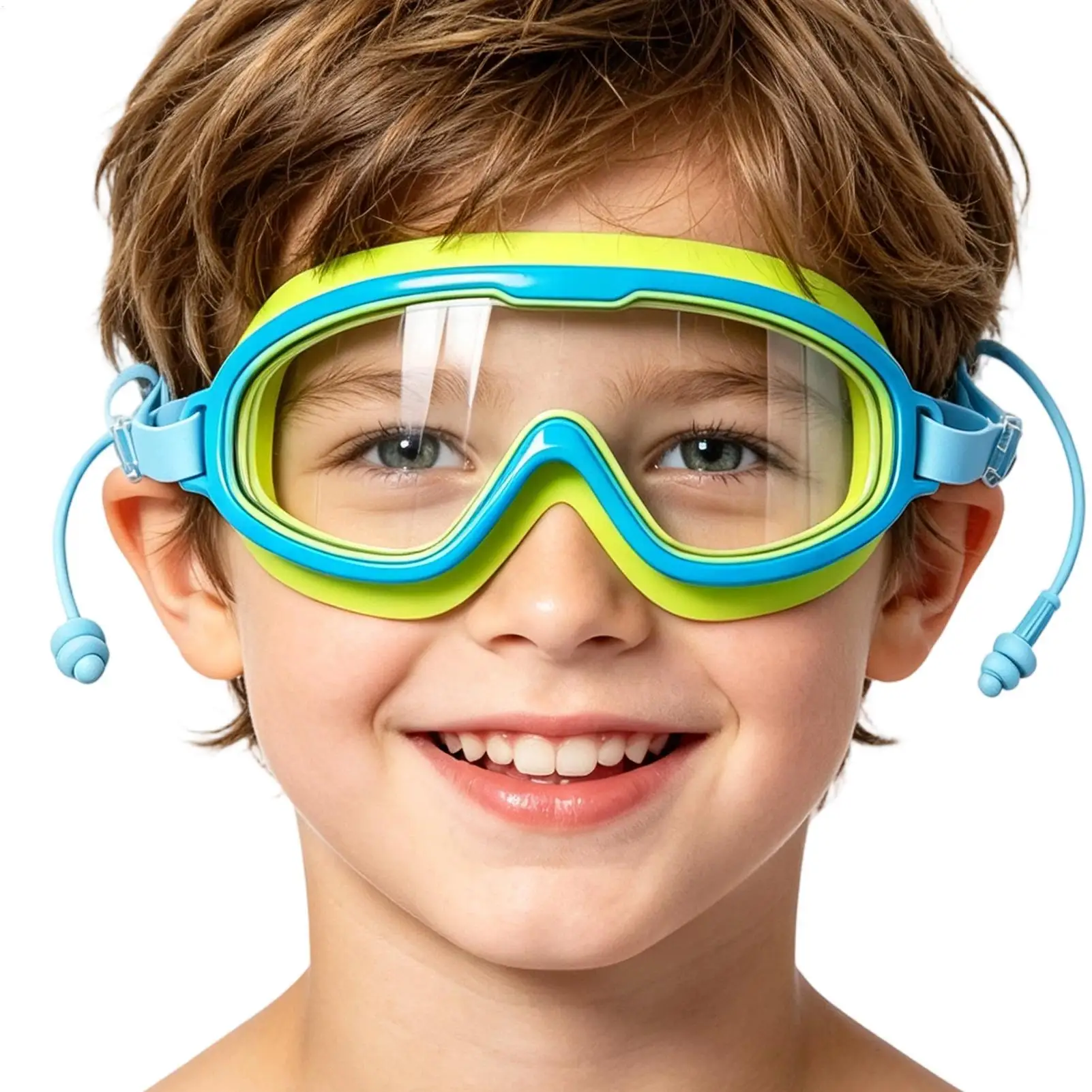 Leakproof Anti Fog Swimming Goggles For Kids Oversized Frame UV Shield Eyewear Durable Swimming Equipment Fit Boys Girls Pool