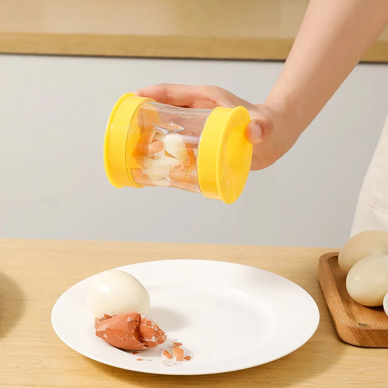 1Pc New Hand-cranked Automatic Egg Sheller Household  Eggs Separator Shell Peeling Machine Egg Opener Tool Fully Automatic Tool