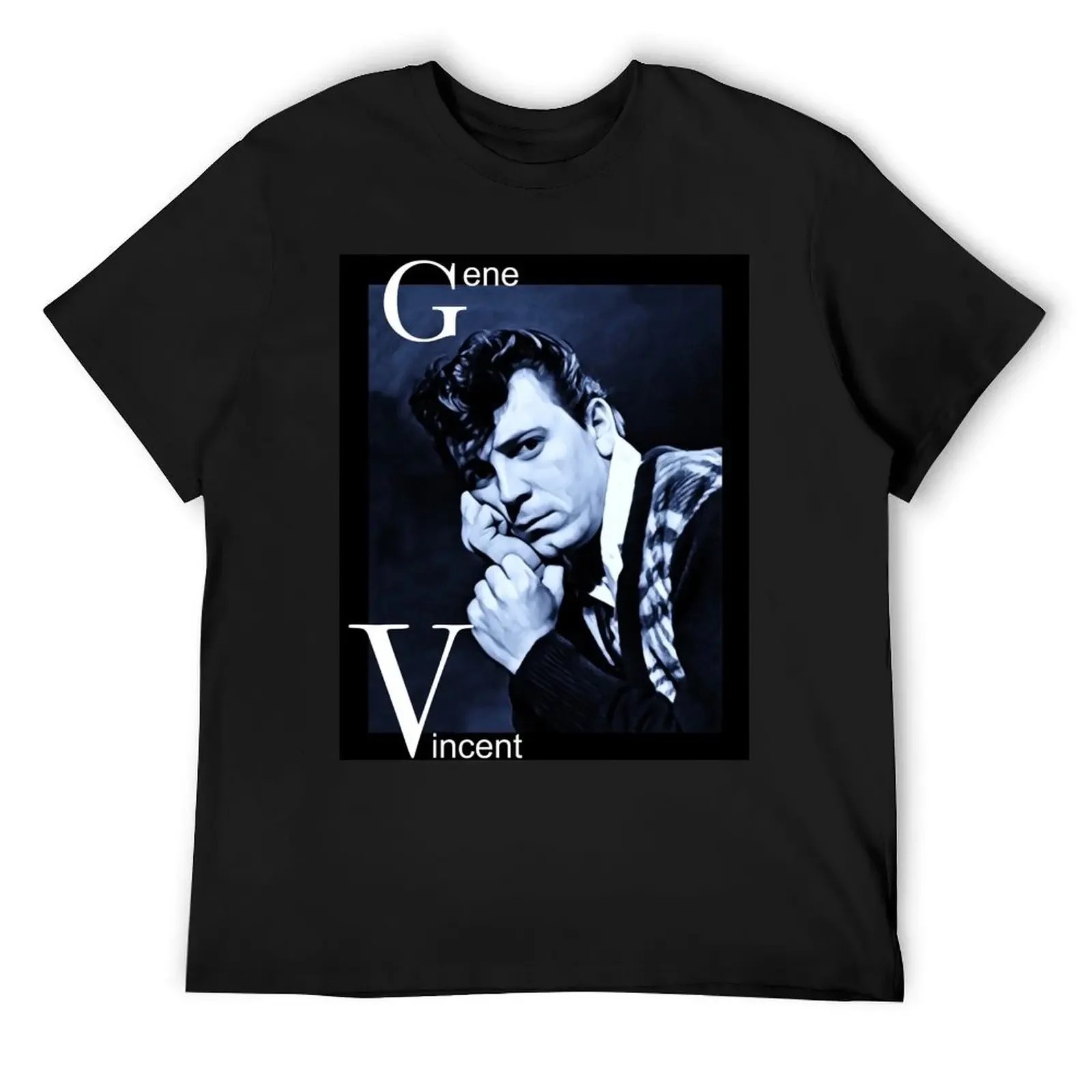 

GENE VINCENT 4ever T-Shirt Short sleeve tee plain plus size tops mens t shirts top quality