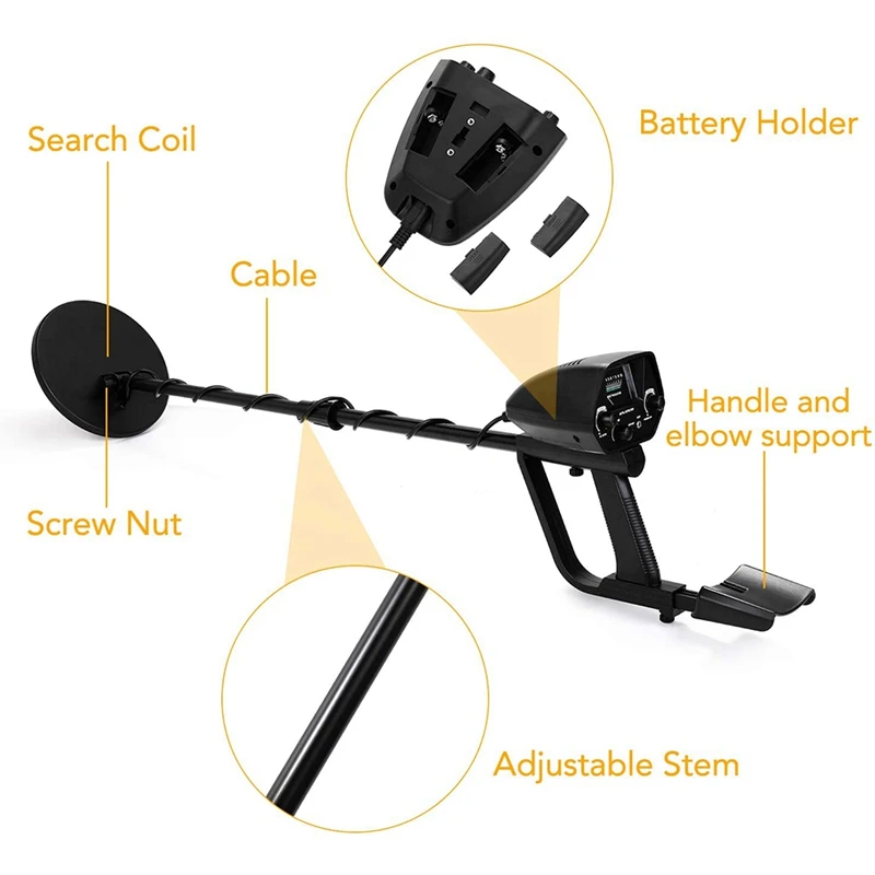 GTX4030 Metal Detector Hobby Small Ground Searching Gold Scanner Machine Treasure Hunt Search Getectorscanner