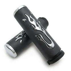 Flame Angry Fire Handlebar Grips for Harley Davidson Suzuki 1