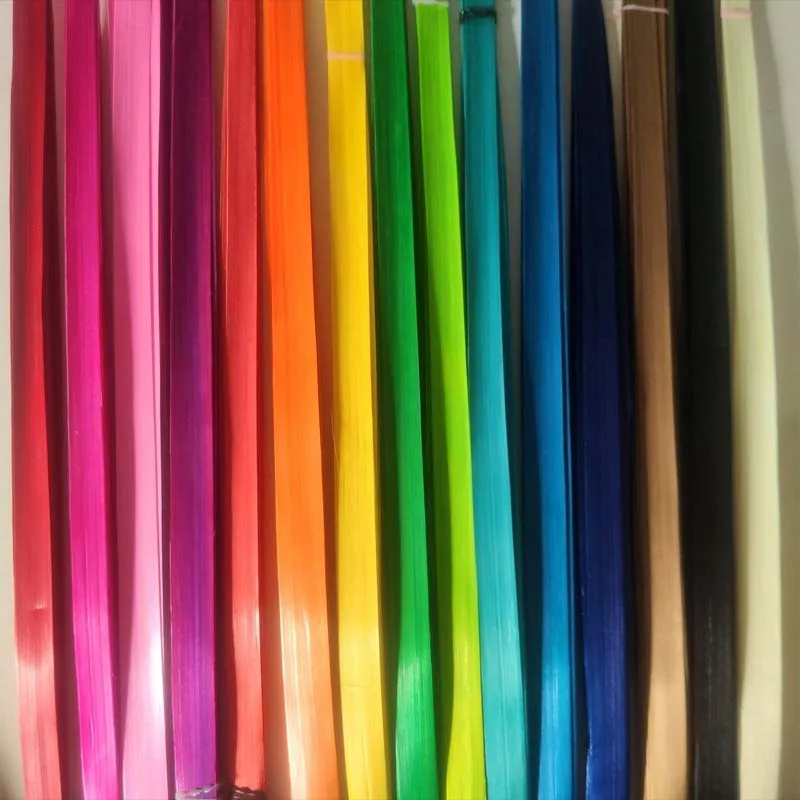 Colored Natural Wheat Straw Strips Stalk DIY Craft Material for Wheat Straw Painting Mosaic Marquetry Classroom Art Home Decor