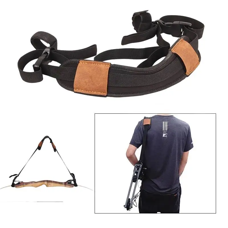 

Compound Bow Shoulder Sling Shoulder Belt Archery Carry Bag Recurve Bow Straps Braces Shooting Hunting Outdoor Accessories