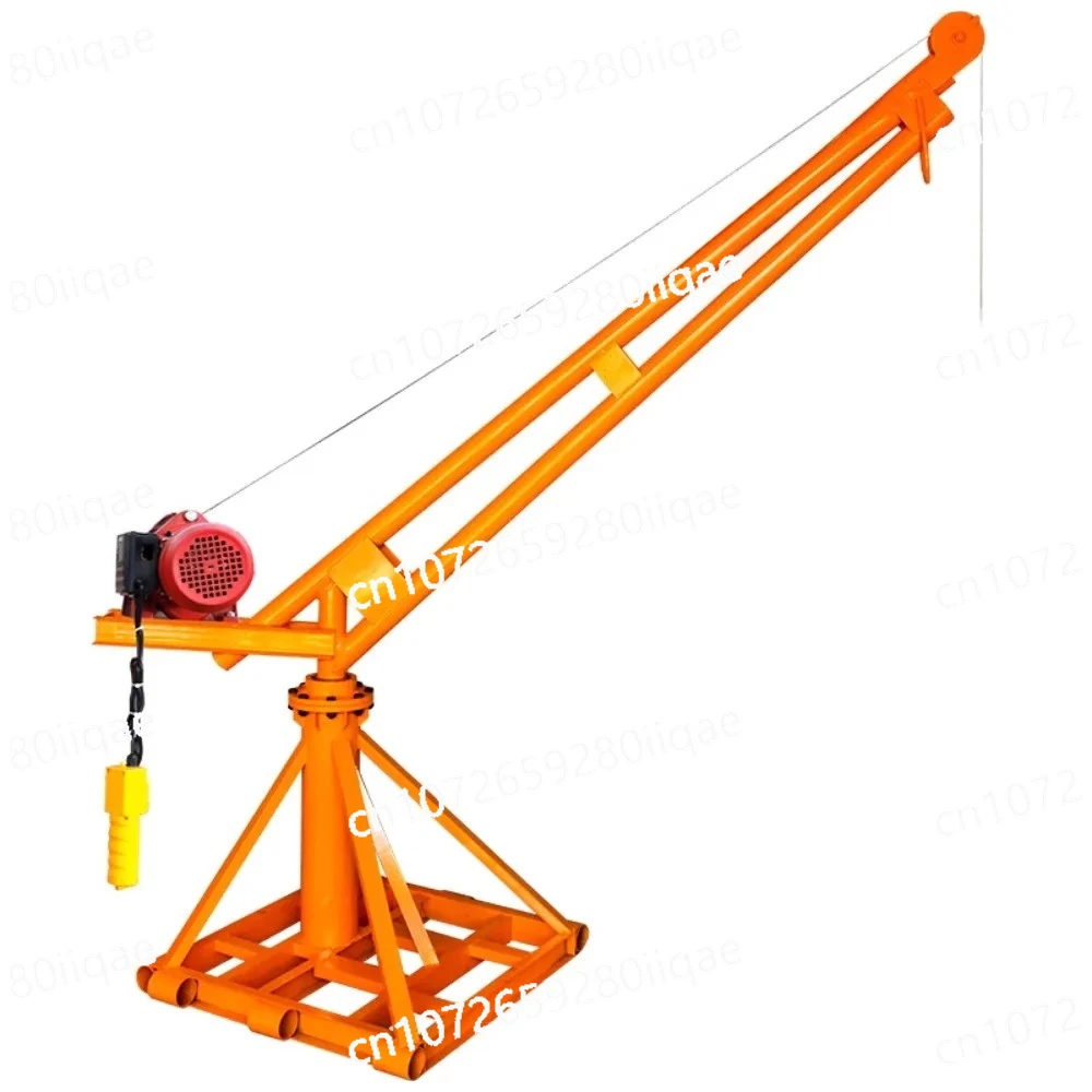 

220 В бытовой небольшой электрический подъемный станок для кирпича Открытый небольшой кран-подъемник