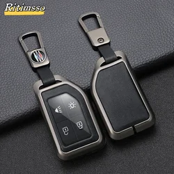 Alloy+Tpu Car Key Cover Case Shell for Volvo CARGO 555 FH16 FM Heavy Truck Key Chain 4 Buttons Key Auto Car Accessories