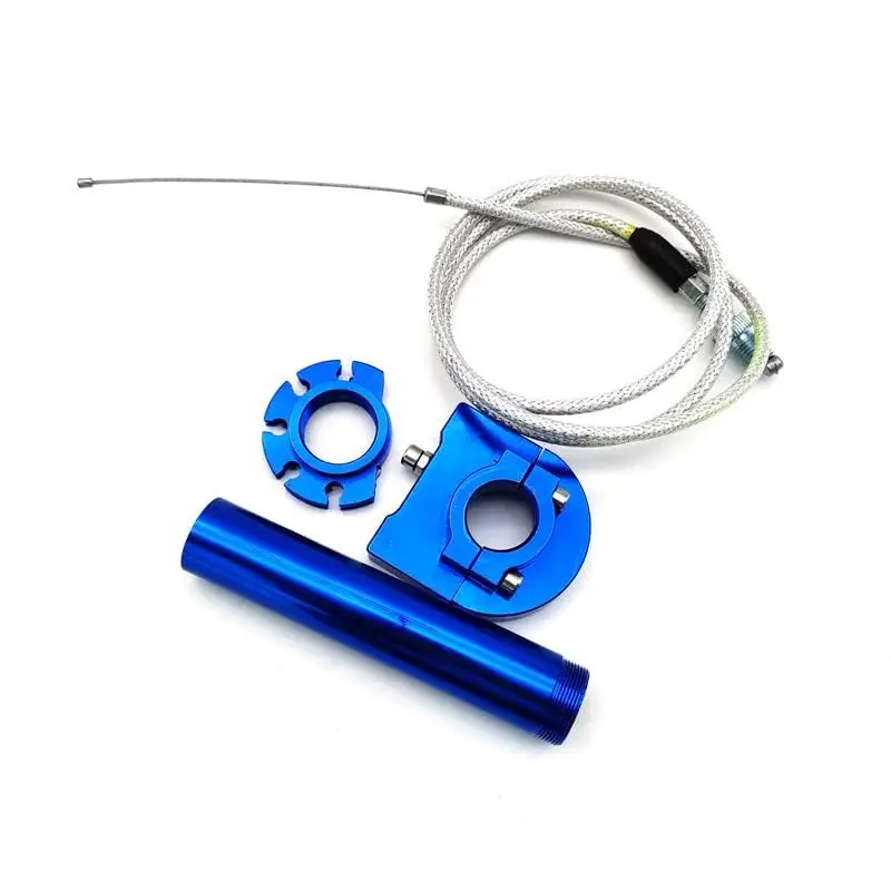 

7/8" Twister Grip Throttle Tube Clamp w/ Cable For Motorcycle Dirt Bike 50-125cc