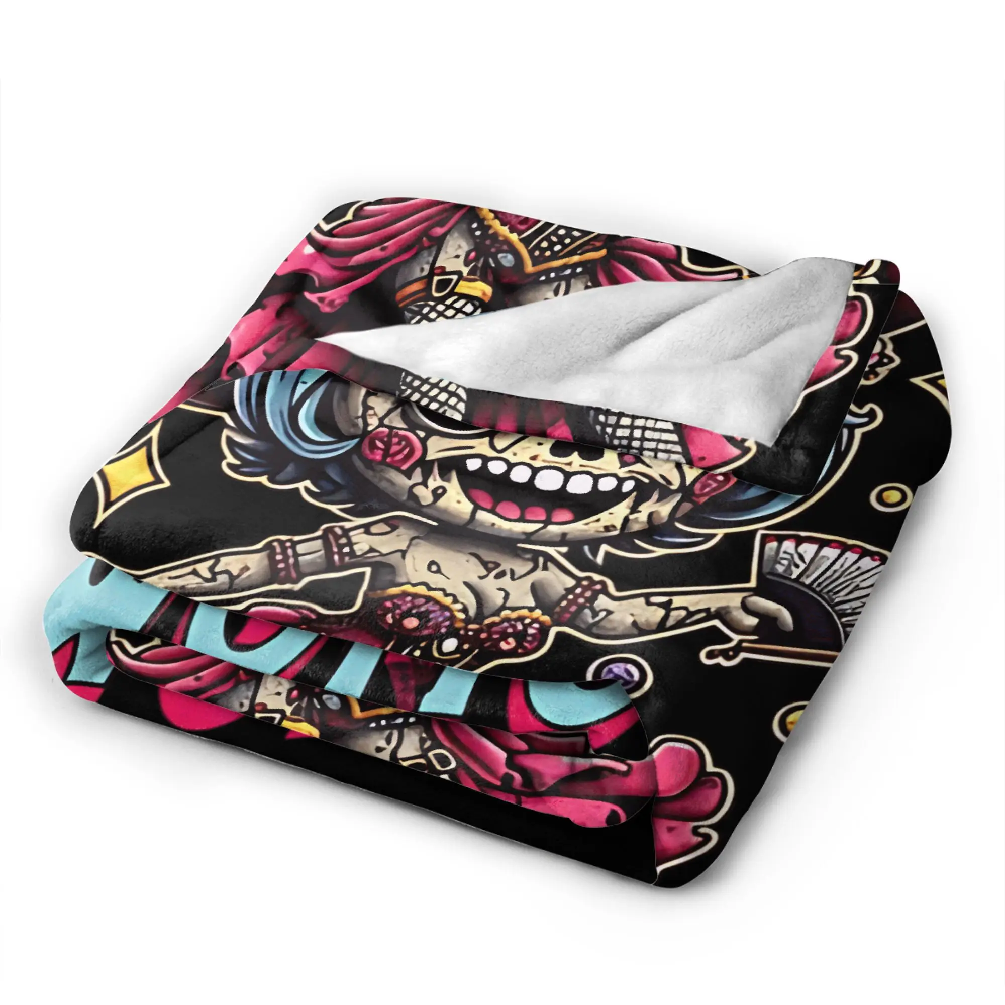 Warm Soft BlanketGirls Boys Camping The Life of A Showghoul Bedding Throws  Flannel Bedspread Fluffy Sofa Bed Cover