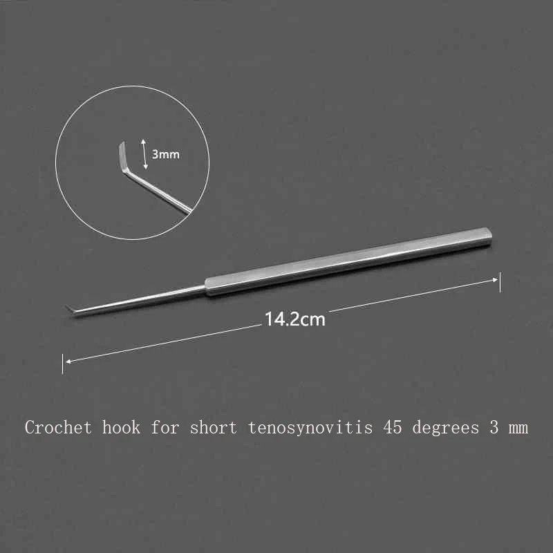 Stainless steel tenosynovitis hook-needle orthopedic surgical instruments