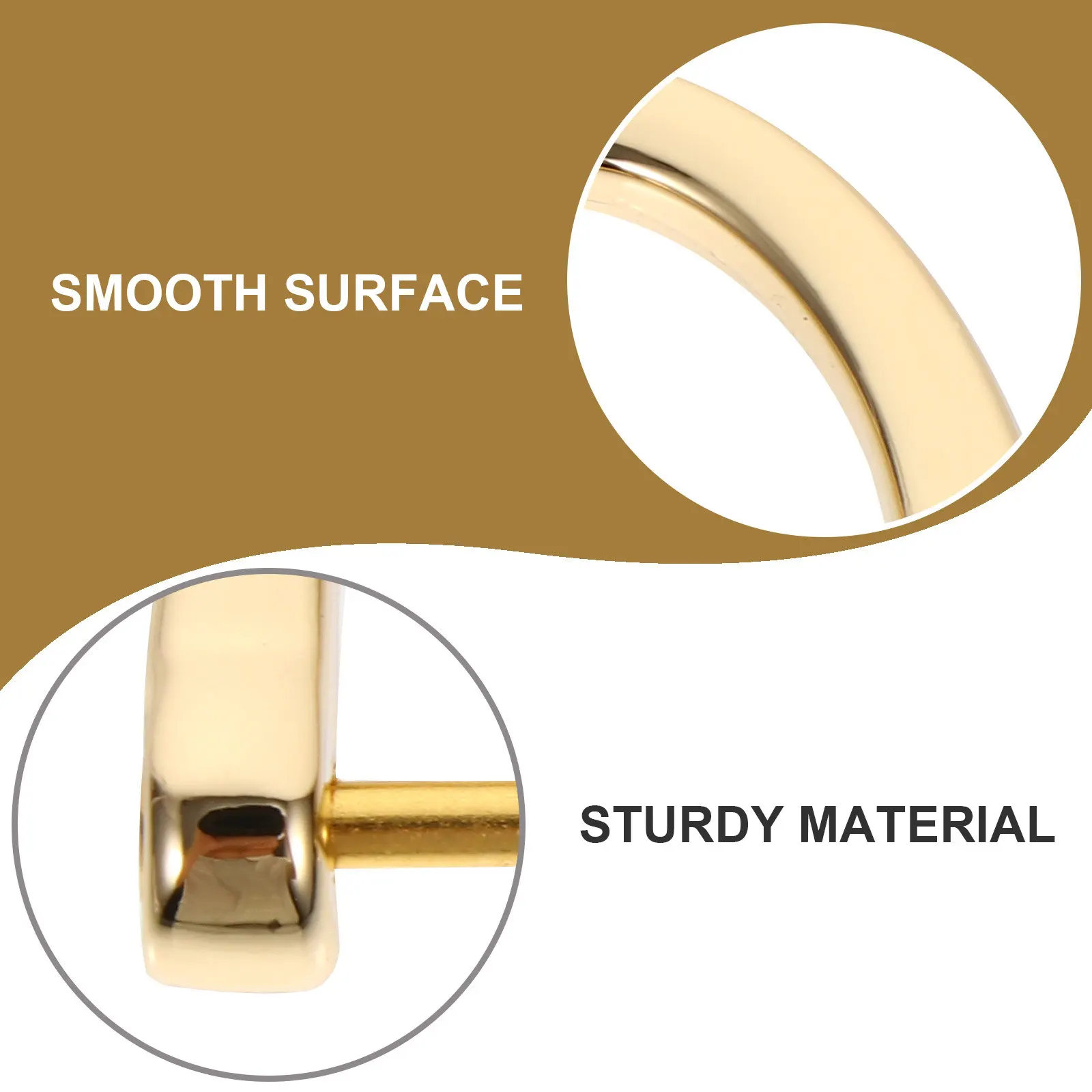 

10 шт. металлических D-образных колец для сумок, ремней для чемоданов, ремней для сумок, пряжек, брелоков, прочная соединительная фурнитура для самостоятельного изготовления