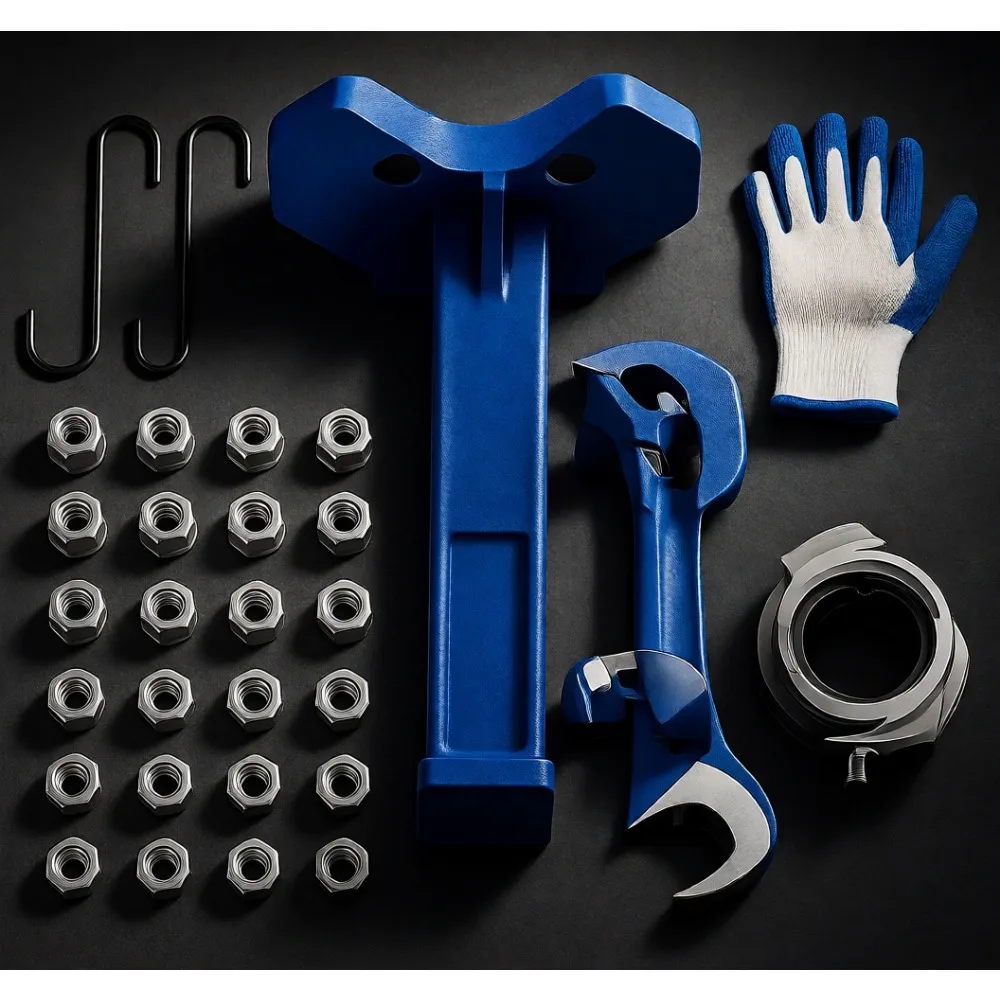 

Universal Wheel Hub Removal Tool Kit for 5 6 8 Lug Hubs Shocker Kit with Nuts and Hooks