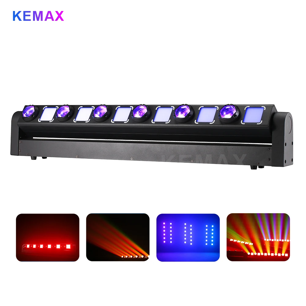

120W Wall Wahser Lights DMX512 LED Beam Moving Head RGBW Disco Party DJ Mobile Stage Lighting For Club Hotel Birthday