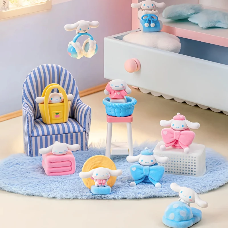 سينامورول لطيف خزانة سلسلة صندوق صغير كبير الأذن الكلب صندوق أعمى الديكور الشكل توافدوا نسخة هدية عيد ميلاد عظيمة