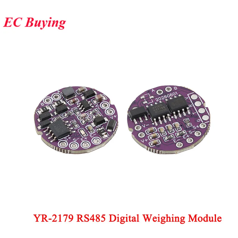YR-2179 Electronic Scale Load Cell Signal Acquisition and Transmitter Module Modbus RTU Communication RS485 Interface DC 9-24V