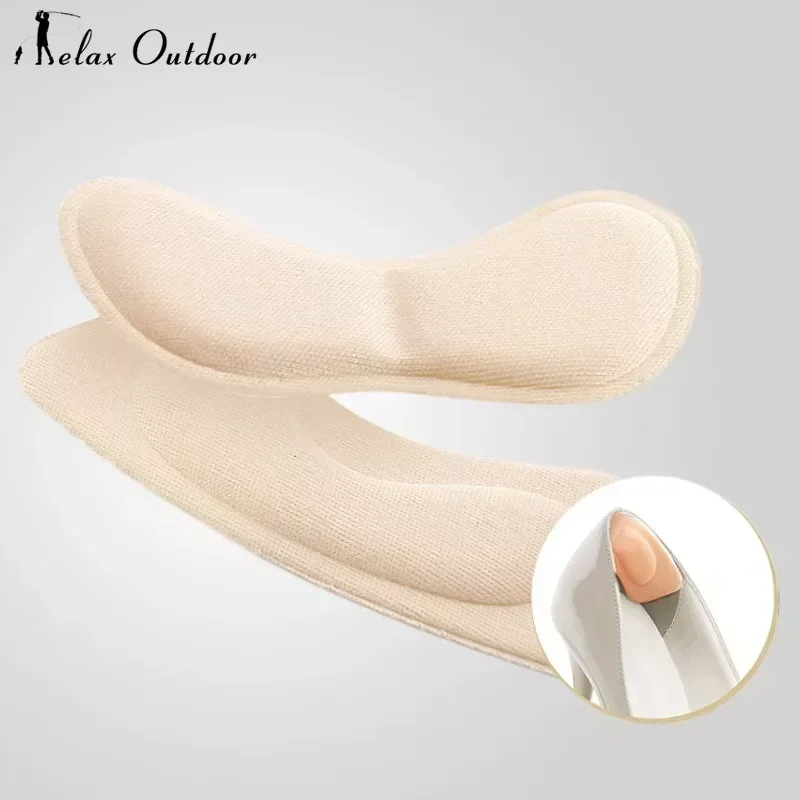 1 Pair Insoles Patch Heel Pads for Sport Shoes Adjustable Size Antiwear Feet Pad Cushion Insert Insole Heel Protector