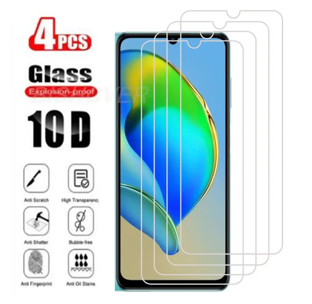Vidrio templado para ZTE Blade V40 Vita, Protector de pantalla para ZTE Blade V40 Pro, película protectora de vidrio, 4 piezas