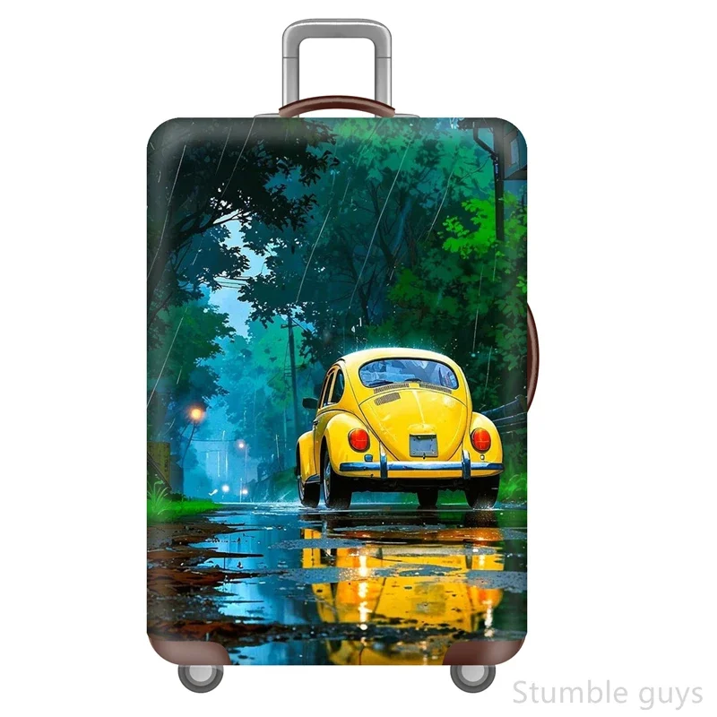 

Elastic Luggage Cover Protector Washable Durable Dustproof Suitcase Cover Essential Travel Accessory Air & Road Journeys