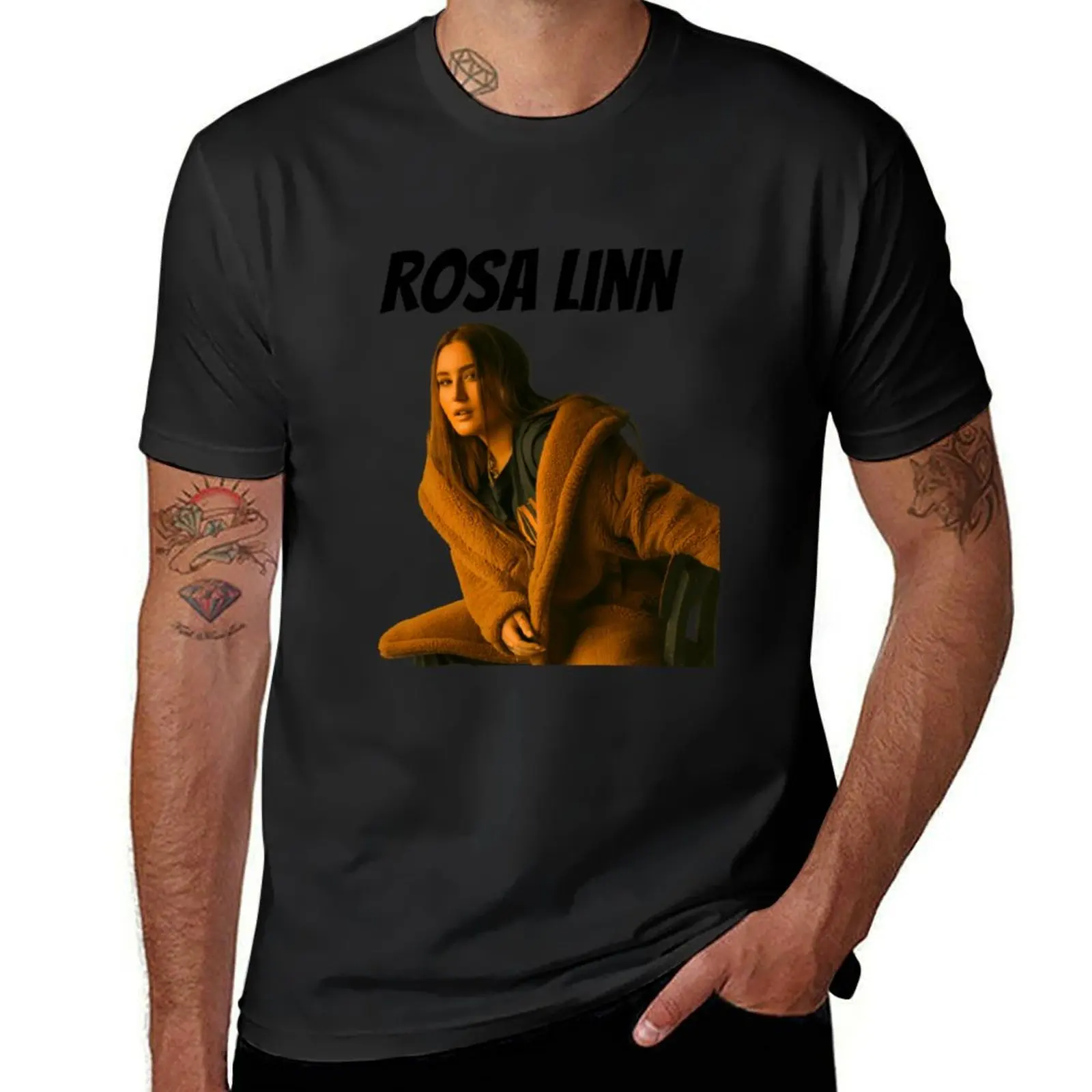 Rosa Linn Roza Kostandyan Armenian Singer T-Shirt anime animal prinfor boys funnys mens t shirt graphic