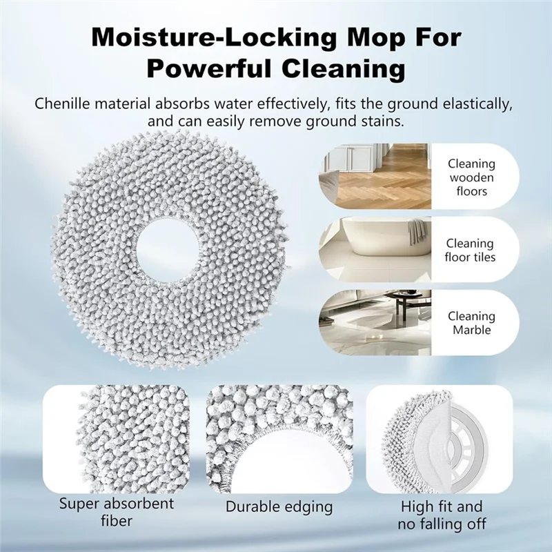 A85I-22PCS Hauptbürste Seitenbürste Hepa-Filter Staubbeutel für Roborock Qrevo S, Qrevo Pro, Qrevo Maxv Roboter Staubsauger Teile