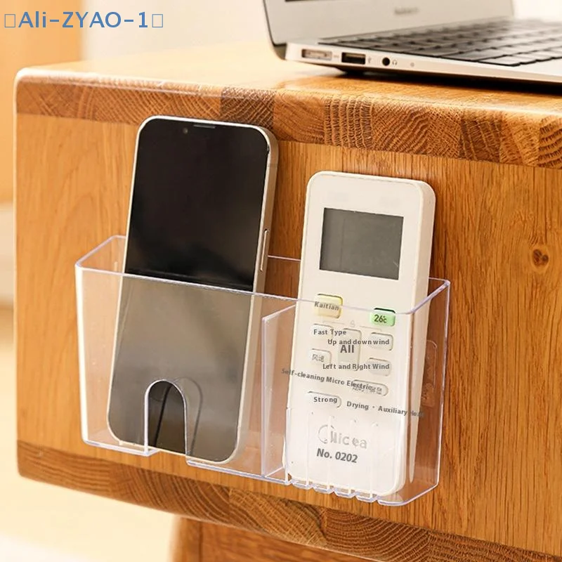 【ZYAO-1】1Pcs Remote Control Storage Box Wall-mounted Storage Box School And Office Sundry Storage Rack Wall Organizer