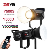 ZSYB Y500S Y500D Y500RGB 500W LED Video Light Photography Light APP Control Studio Photo Lamp Camera Light for Youtube Tiktok